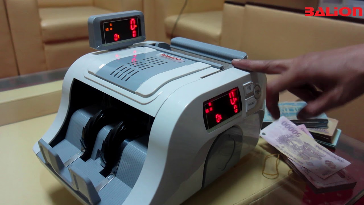 Balion NH-407S thuộc dòng máy đếm tiền cao cấp của hãng BALION Balion NH-407S thuộc dòng máy đếm tiền cao cấp của hãng BALION