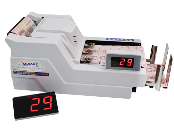 Máy đếm tiền MANIC B-686 thiết kế nhỏ gọn tiện lợi phù hợp với mọi không gian Máy đếm tiền MANIC B-686 thiết kế nhỏ gọn tiện lợi phù hợp với mọi không gian