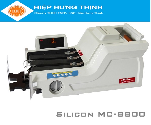 Máy đếm tiền Thương hiệu SILICON có nhiều công nghệ mắt LED giúp kiểm tra tiền giả siêu chính sác