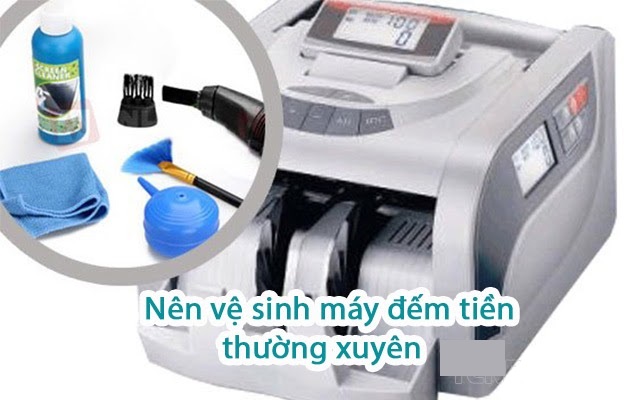 Qúy khách hàng nên thường xuyên vệ sinh bảo trì máy đếm tiền để hạn chế khả năng lỗi kĩ thuật trên máy