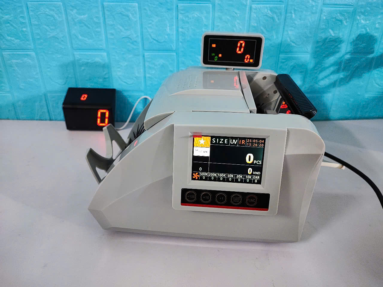 ZY-2025 thiết kế nhỏ gọn,sang trọng,chất lượng kiểm tra tiền giả số 1